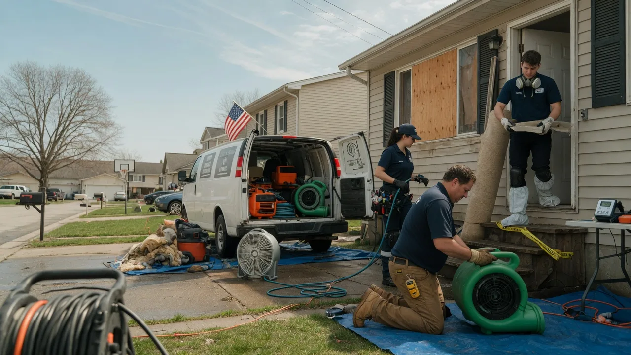 Water Damage Restoration in Polk, OH near me